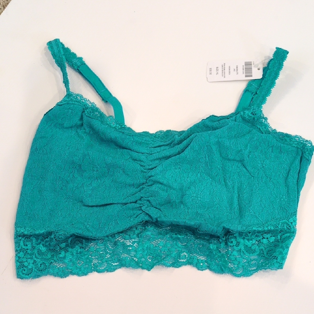 Soma Turquoise Lace Bandeau